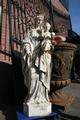 St. Mary Statue en CAST IRON, France 19th century