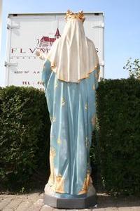 St. Mary Statue en Terra-Cotta, France 19th century
