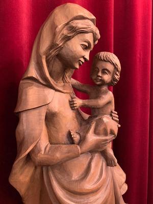 St. Mary With Child en Wood, Southern Germany 20th Century