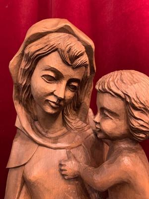 St. Mary With Child en Wood, Southern Germany 20th Century