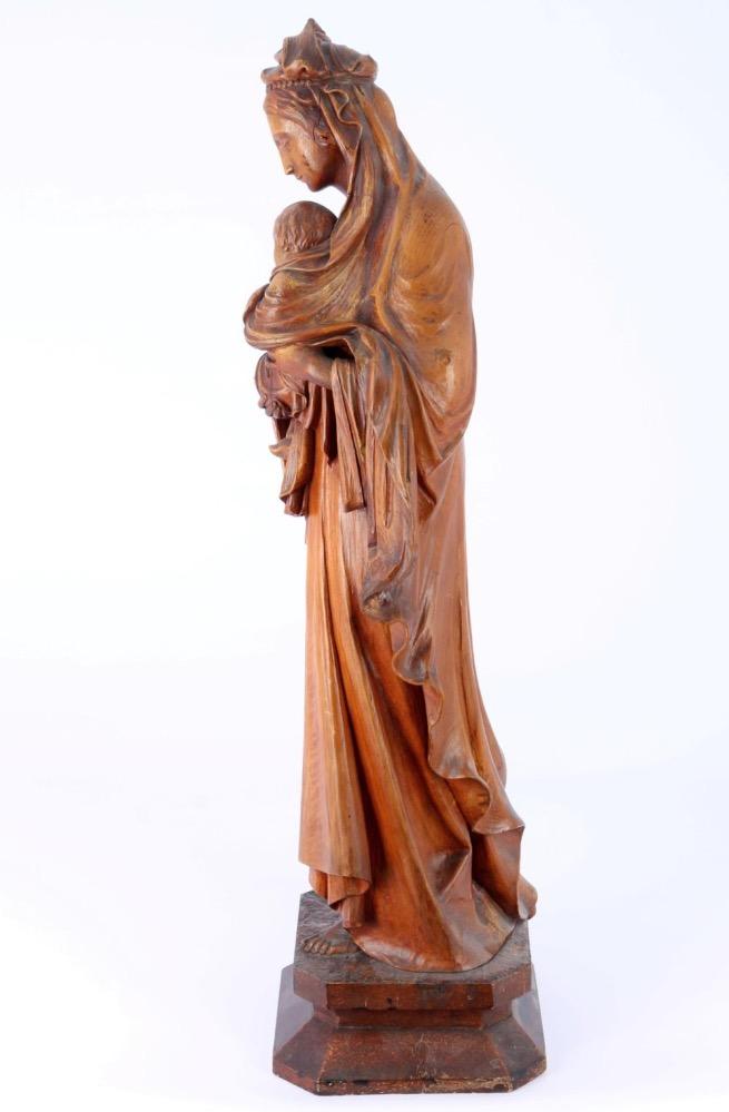 1  St. Mary With Child Sculpture.