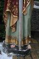 St. Paulus Statue.  en Terra-Cotta polychrome, France 19th century