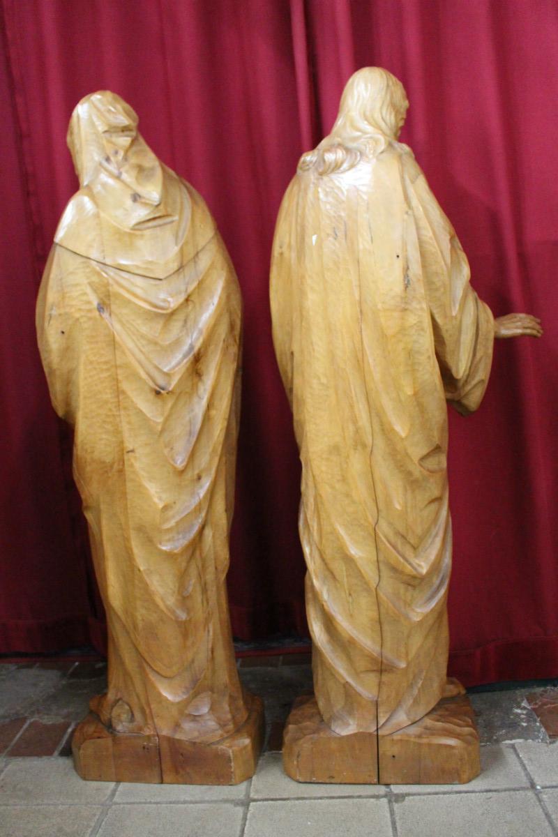 1  Statue  Sacred Heart Of St. Mary (Matching With Sacred Heart Of Jesus)