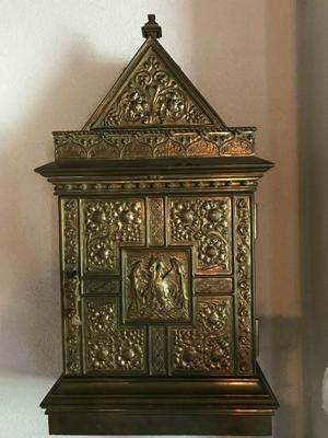 Tabernacle  en Bronze / Gilt, France 19th century ( anno 1880 )