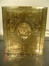 Tabernacle en Brass / Bronze / Iron, Belgium 19th century