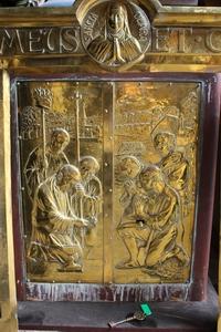 Tabernacle.  en Brass / Iron, Dutch 19th century