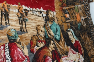 Tapestry Nativity Belgium 20th century