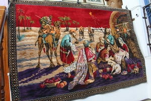 Tapestry Nativity Belgium 20th century