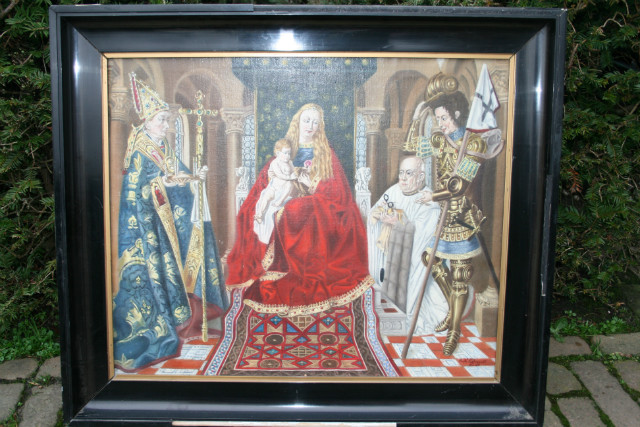 1  The Madonna With Canon Van Der Paele” , After Jan Van Eyck