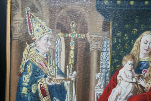 1  The Madonna With Canon Van Der Paele” , After Jan Van Eyck