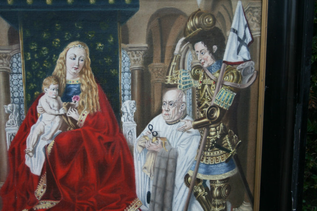 1  The Madonna With Canon Van Der Paele” , After Jan Van Eyck