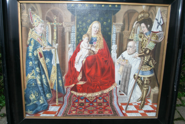 1  The Madonna With Canon Van Der Paele” , After Jan Van Eyck