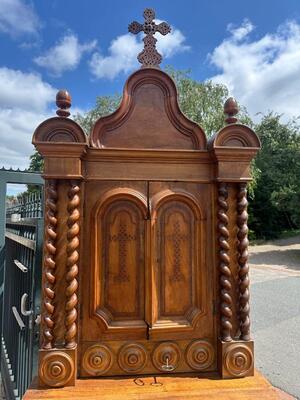 1  Very Rare Exceptional Devotional Cabinet With Relics - Reliquaries