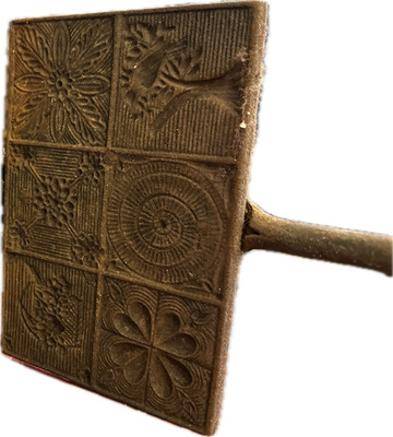 Waffle -  Iron.. en Iron, Netherlands  18 th century