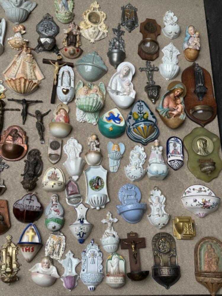 100  Collection Holy Water Holders