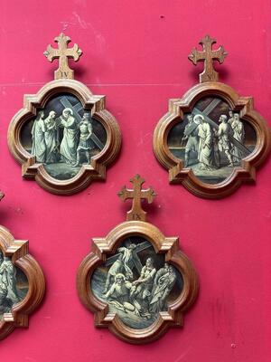 14 Gothic - Style Stations Of The Cross