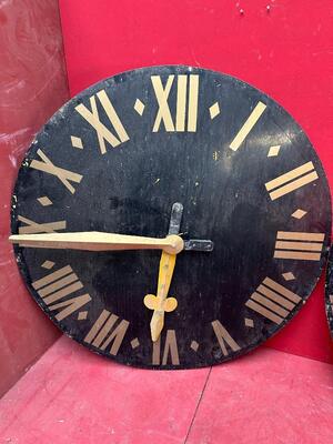 Clock Faces Church Tower en Iron, 19 th century