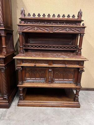 Cabinets More & Better Pictures Soon ! style Gothic - Style en Wood, France 19 th century