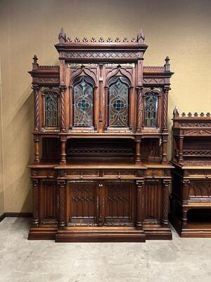 Cabinets More & Better Pictures Soon ! style Gothic - Style en Wood, France 19 th century