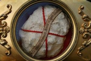 Two Separate Originally Sealed Devotion- (Kiss-) Reliquaries