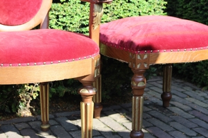 3  Altar - Seats. Completely & Professionally Refit According To The Traditional Methods And With Original Materials.