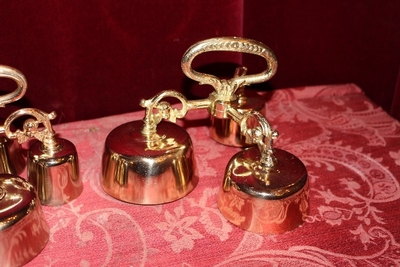 Altar - Bells For Sale Seperately.  style Baroque en Full Bronze / Polished and Varnished, Belgium 19th century