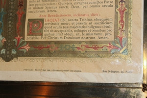 Canon Boards style Gothic - Style en Brass / Glass , France 19th century