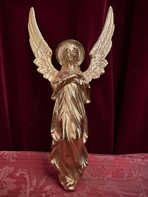 Matching Angels style Gothic - Style en Bronze Gilt, France 19 th century ( Anno 1885 )