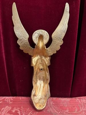 Matching Angels style Gothic - Style en Bronze Gilt, France 19 th century ( Anno 1885 )