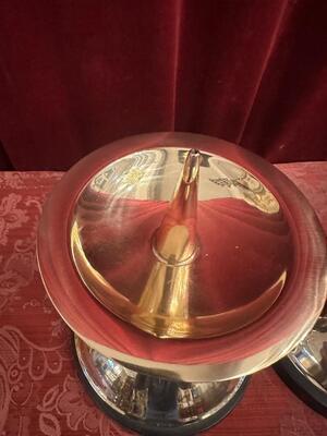 4 art - deco Matching Candle Holders Measures Without Pin