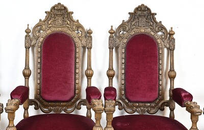 4  Chairs From Dutch Court Breda Netherlands