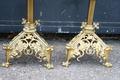 Matching Candle Sticks style Gothic - style en Bronze / Gilt, France 19th century