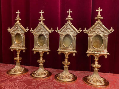 4 Romanesque - Style Matching Reliquaries