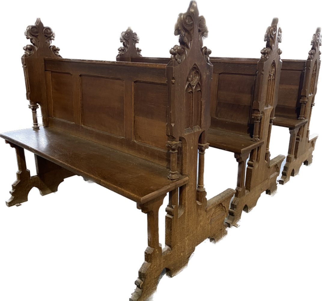 5 Gothic - Style Pews