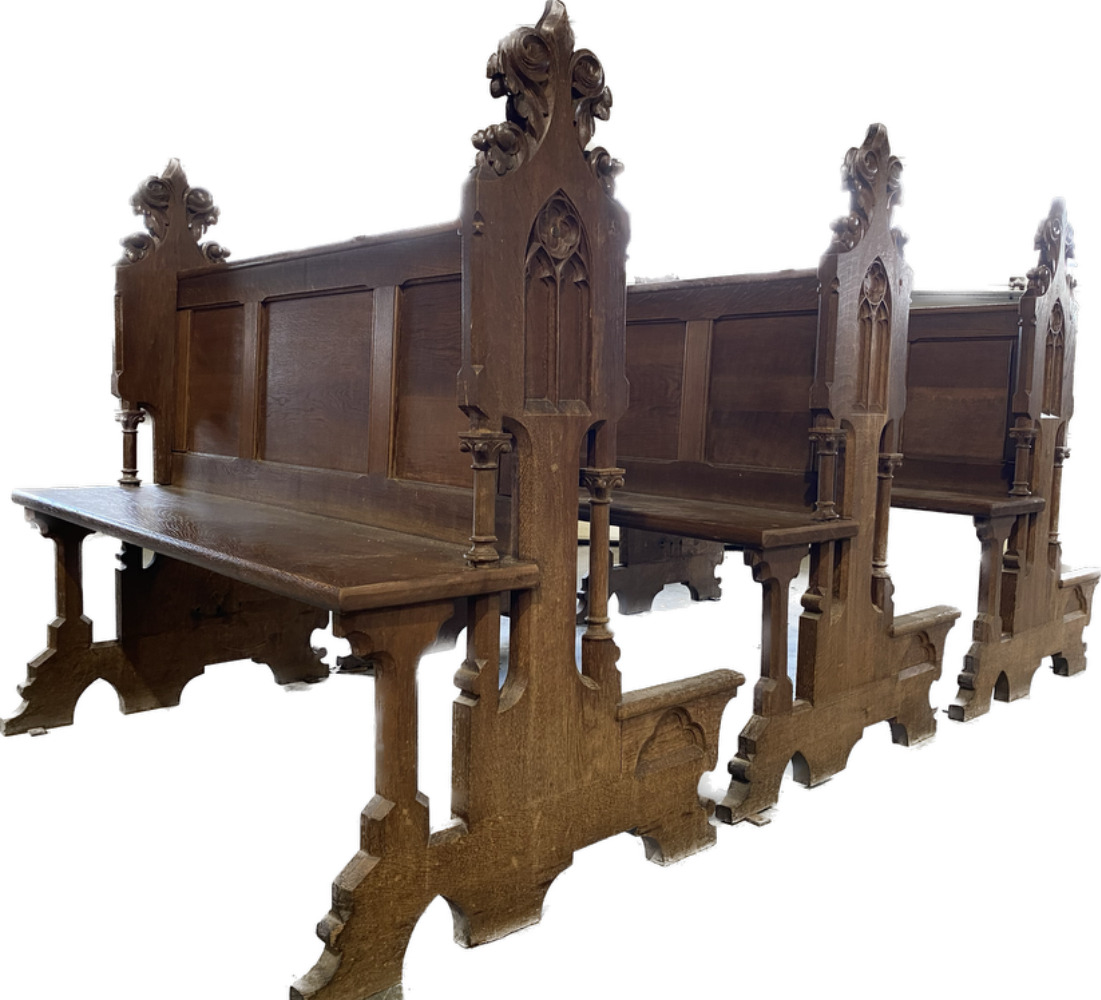 5 Gothic - Style Pews