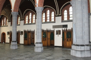 Confessionals  style Gothic - style en wood oak, Belgium 19th century