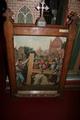 Not  Complete  Only  A  Few  Stations  Left  !! en Painted on zink / Oak Frames, Dutch 19th century ( anno 1875 )