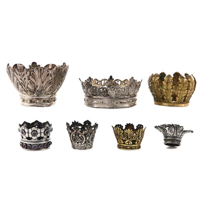 Collection Crowns  en Silver, Netherlands / Belgium 18th & 19th Century