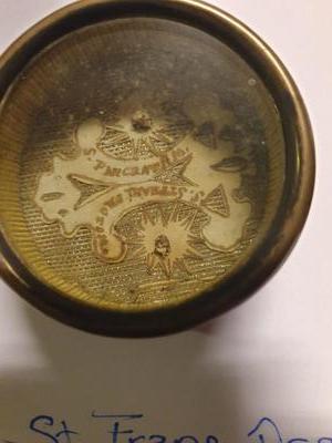 Series Of Relics   en Brass / Glass / Originally Sealed, Belgium 19 th century ( Anno 1835 )