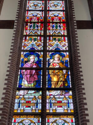 Stained Glass Windows Expected !!!! style Gothic - style Netherlands  19 th century ( Anno 1899 )
