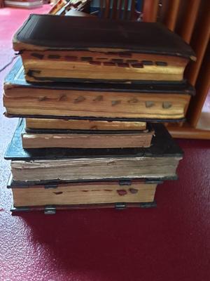 Lot Of 40 Missale Romanum Brass Locks - Engravings