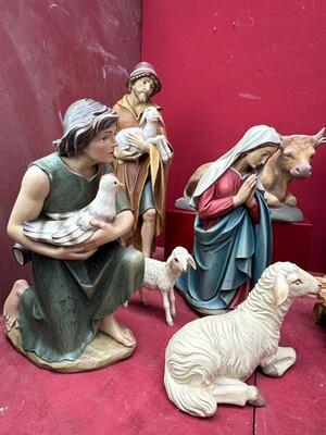 Nativity Set By : Demetz Ortisei Italy