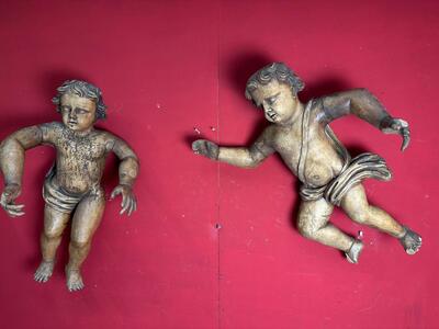 Angels  en Wood, 18 th century ( Anno 1760 )