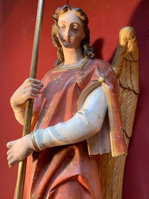 Angels en plaster polychrome / Brass / Bronze / Gilt, France 19th century ( anno 1880 )
