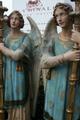 Angels en PLASTER POLYCHROME, BELGIUM 19th century