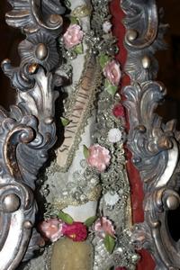 Exceptional And Very Rare Reliquaries style baroque en wood polychrome, Italy 17 th century