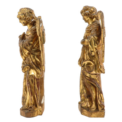 Angels style Baroque - Style en Wood / Gilt, Belgium  18 th century
