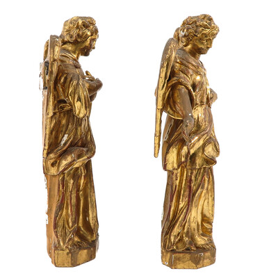 Angels style Baroque - Style en Wood / Gilt, Belgium  18 th century