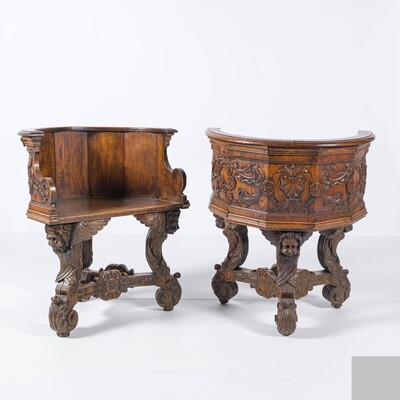 Chairs Expected ! style Baroque - Style en Wood,