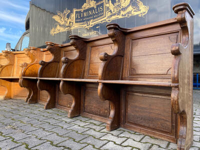 Choir - Stalls style Baroque - Style en Oak wood, Belgium  18 th century